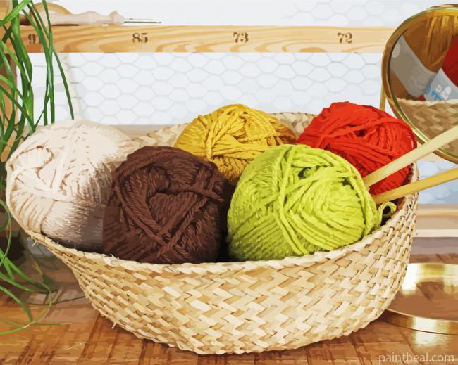 Yarn Knitting Painting By Numbers Kits