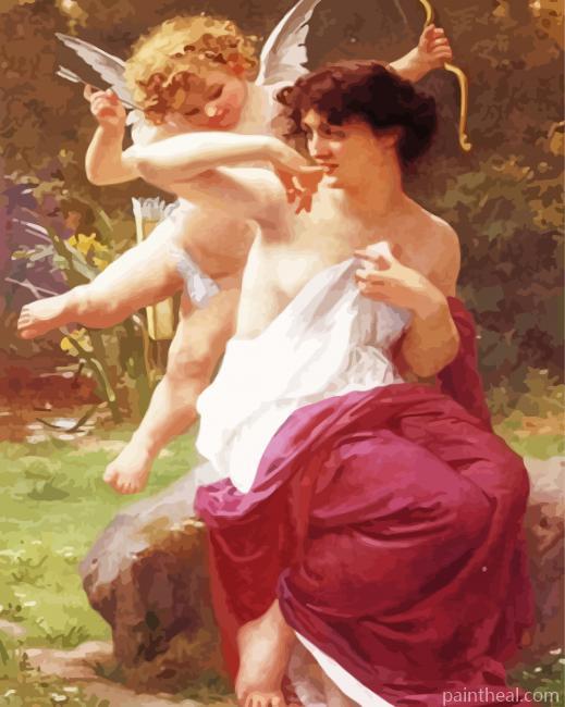 Aesthetic Venus And Cupid Painting By Numbers Kits