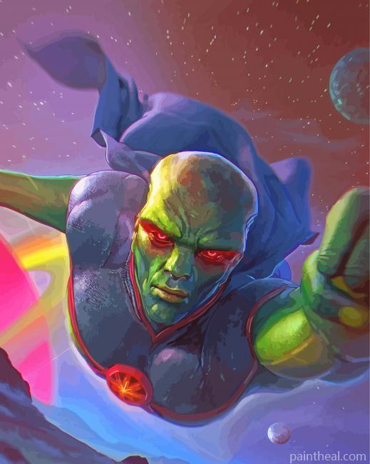 Martian Manhunter Painting By Numbers Kits