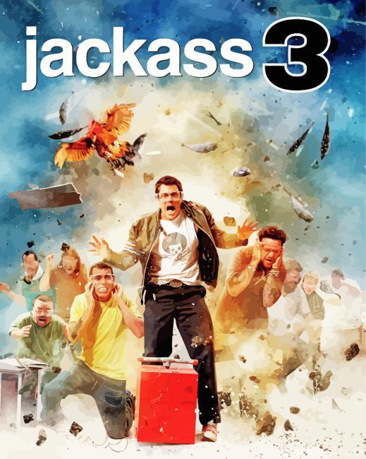 Jackass Forever Characters Poster Painting By Numbers Kits