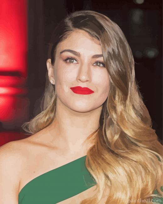 Beautiful Television Presenter Amy Willerton Painting By Numbers Kits