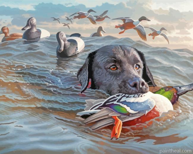 Duck Hunting Painting By Numbers Kits