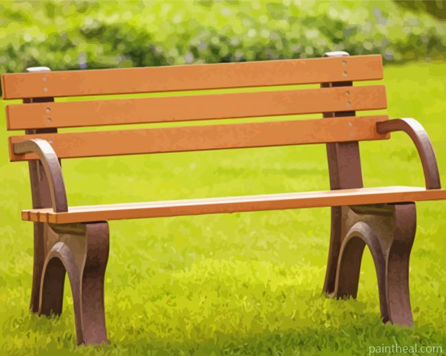 Aesthetic Park Bench Painting By Numbers Kits