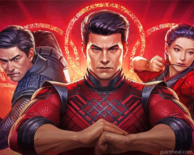 Shang Chi And The Legend Of The Ten Rings Painting By Numbers Kits