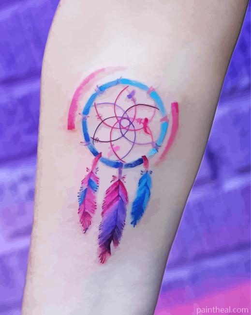 Watercolor Dreamcatcher Painting By Numbers Kits