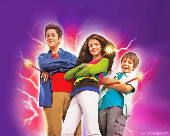 Wizards Of Waverly Place Poster Painting By Numbers Kits