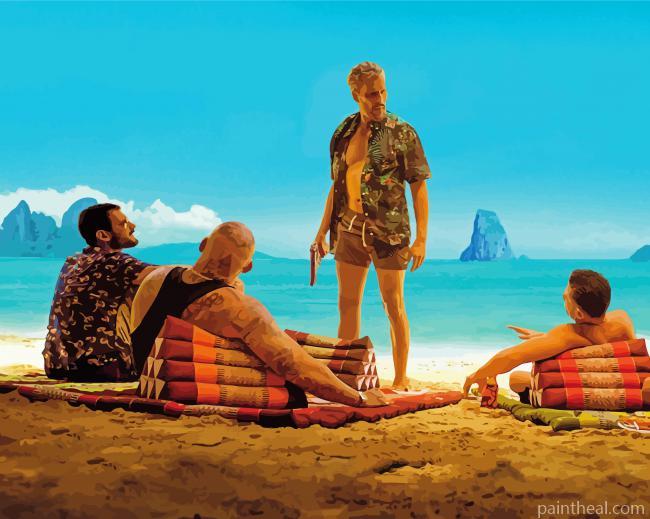 Paradise Beach Movie Characters Painting By Numbers Kits