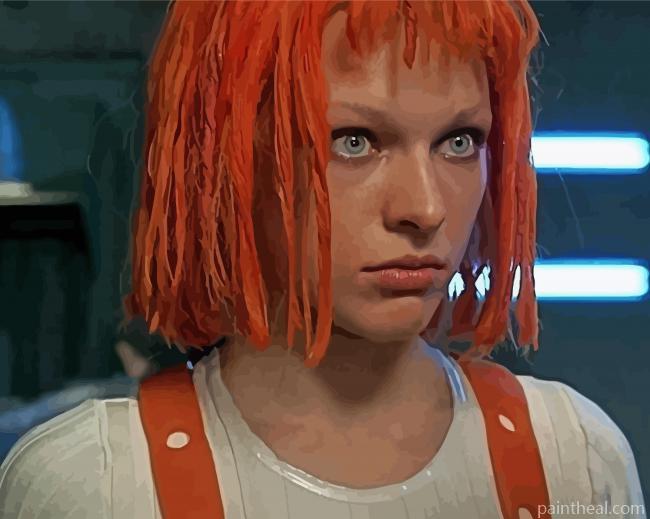 Leeloo The Fifth Element Painting By Numbers Kits