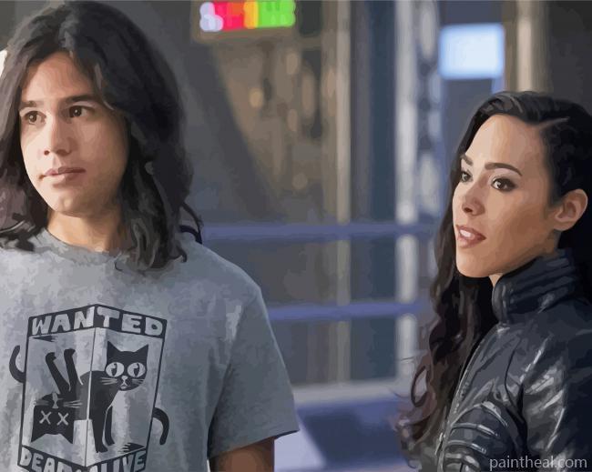 The Flash Characters Painting By Numbers Kits