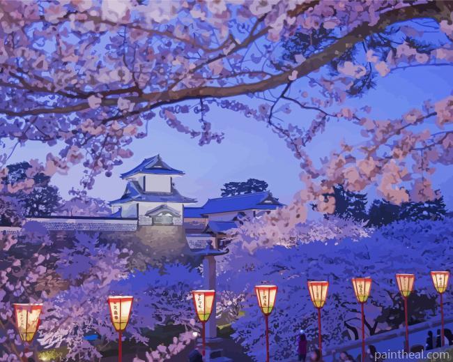 Kanazawa Castle Painting By Numbers Kits