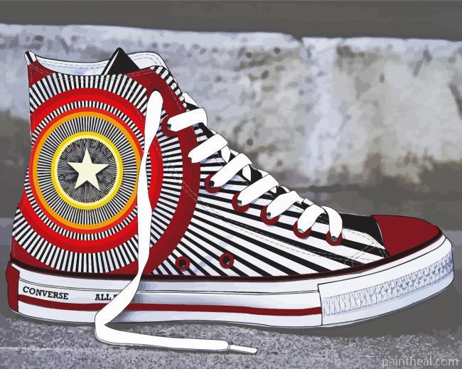 Converse Shoe Painting By Numbers Kits