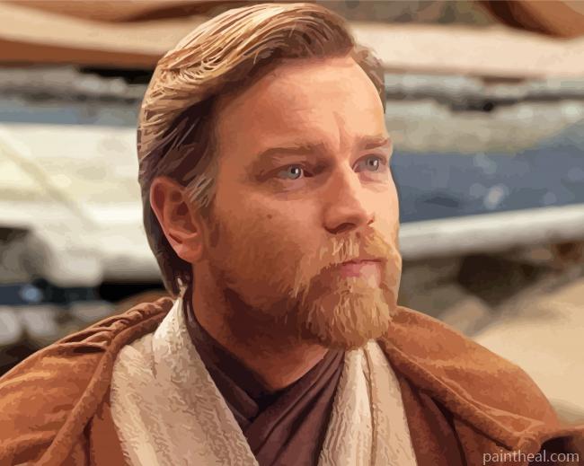 Obiwan Kenobi Painting By Numbers Kits