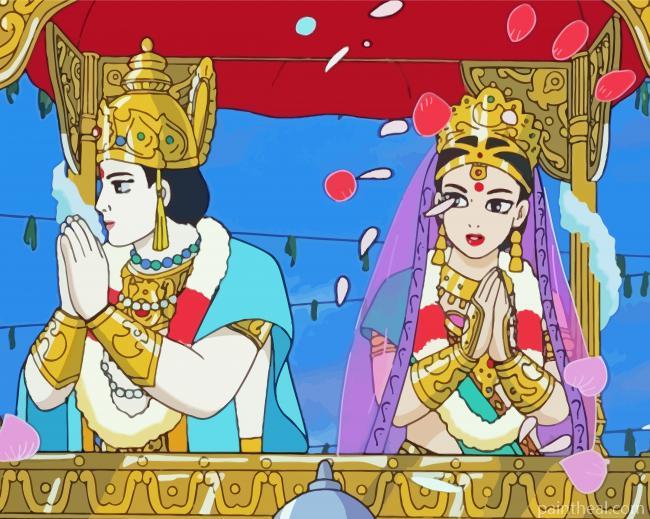 Ramayana Painting By Numbers Kits
