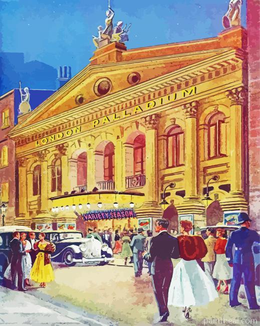 Aesthetic London Palladium Art Painting By Numbers Kits