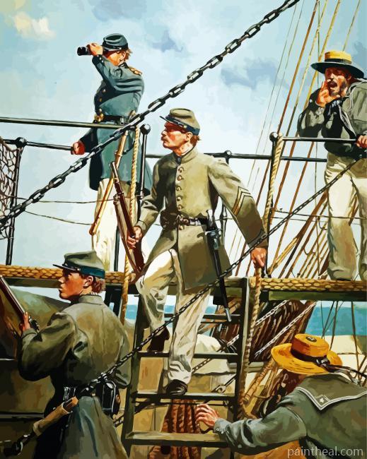 Marine Corps Armed Force Painting By Numbers Kits
