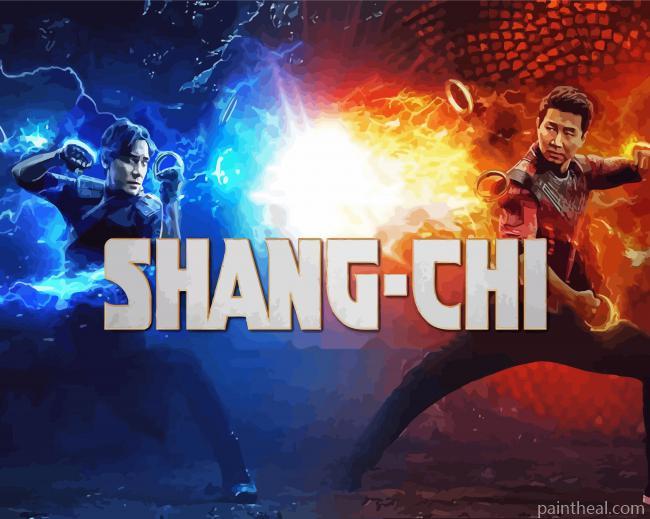 Shang Chi And The Legend Of The Ten Rings Poster Painting By Numbers Kits
