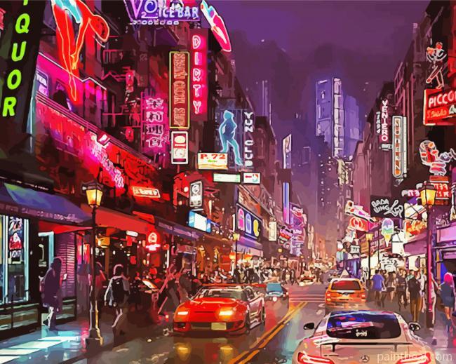 Colorful New York City Painting By Numbers Kits