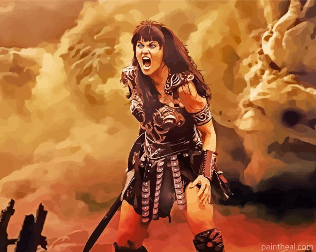 Xena Warrior Princess Painting By Numbers Kits