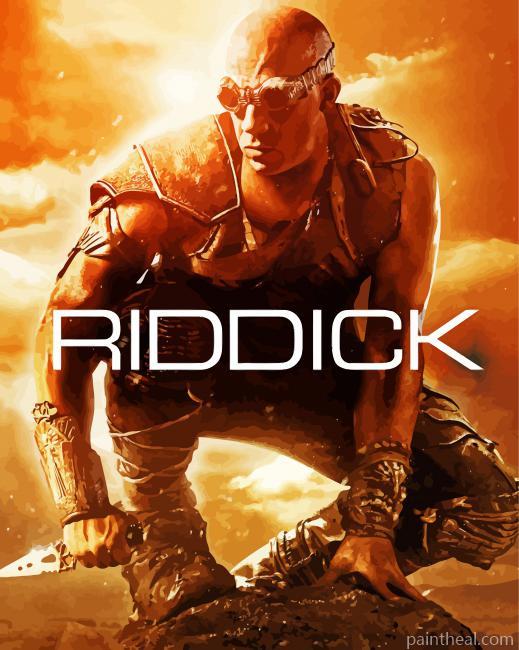 Riddick Science Fiction Movie Painting By Numbers Kits
