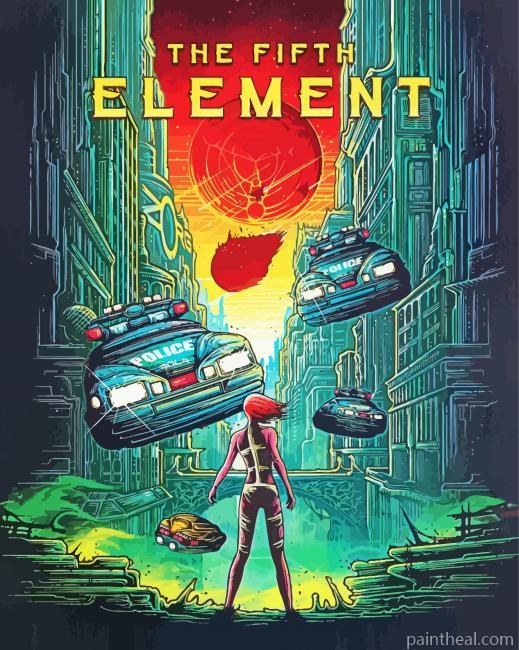 The Fifth Element Poster Art Painting By Numbers Kits