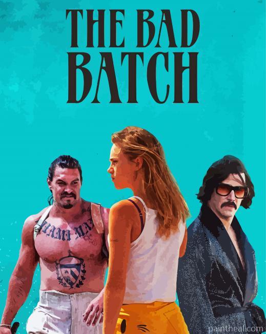 The Bad Batch Movie poster Painting By Numbers Kits