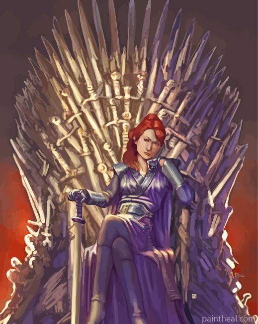 Iron Throne Art Painting By Numbers Kits