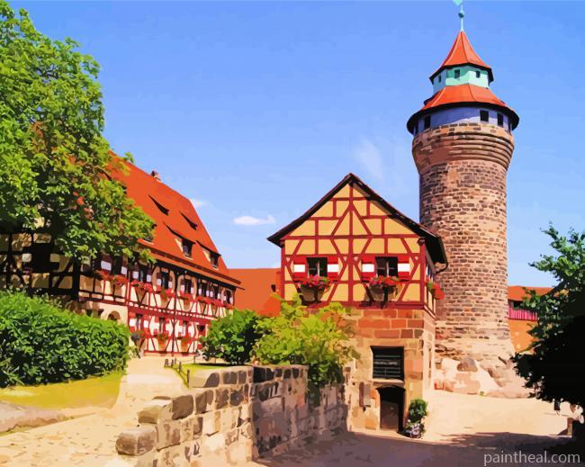 Nuremberg Castle Painting By Numbers Kits