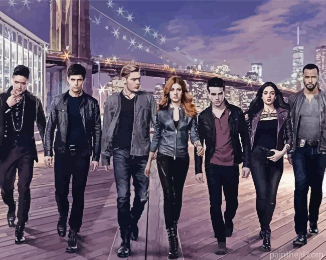 Shadowhunter Characters Painting By Numbers Kits