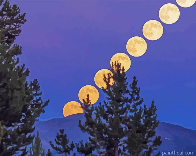 The Moonrise Painting By Numbers Kits