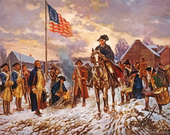 The American Revolution Painting By Numbers Kits