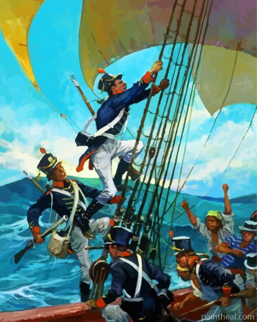 Armed Force Marine Corps Painting By Numbers Kits