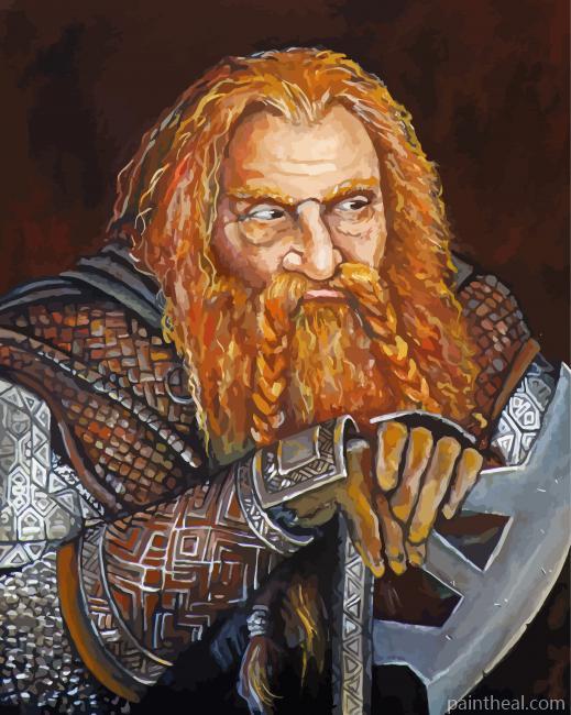 Gimli Lord Of The Rings Painting By Numbers Kits
