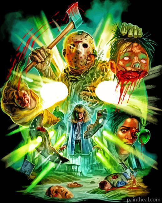 Friday The 13th Art Painting By Numbers Kits