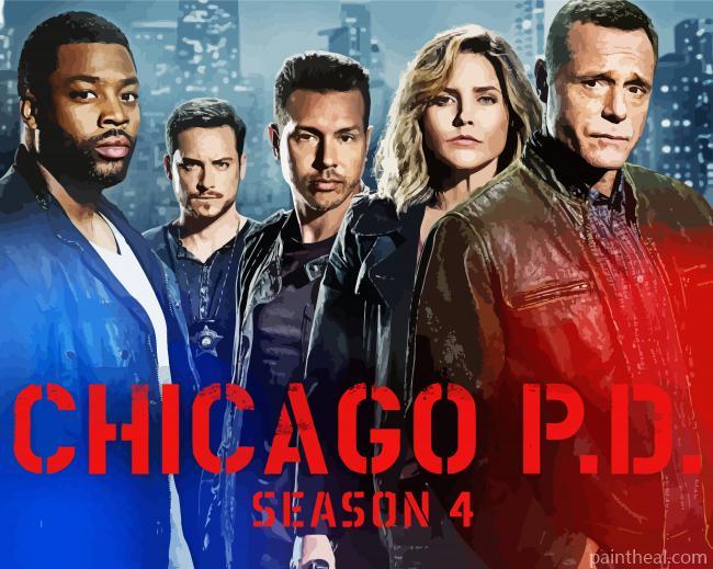 Chicago PD Poster Painting By Numbers Kits