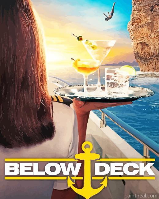 Below Deck Serie Poster Painting By Numbers Kits