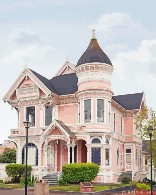Cool Victorian Houses Painting By Numbers Kits