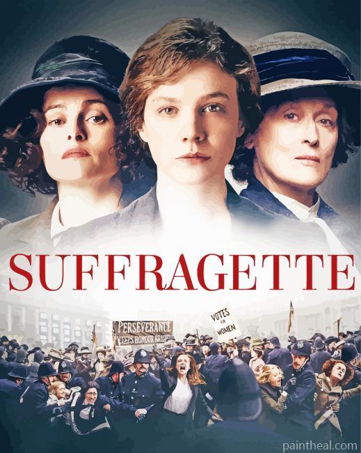 Suffragette Illustration Painting By Numbers Kits