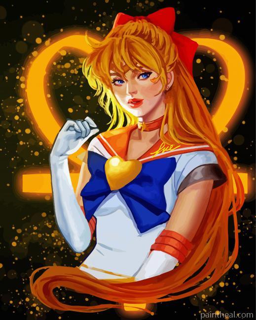 Sailor Venus Art Painting By Numbers Kits