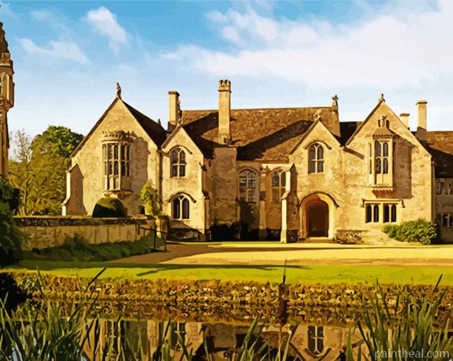 Great Chalfield Manor Painting By Numbers Kits