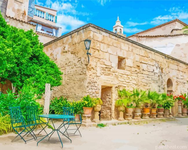 Baños Arabes Mallorca Baleares Painting By Numbers Kits