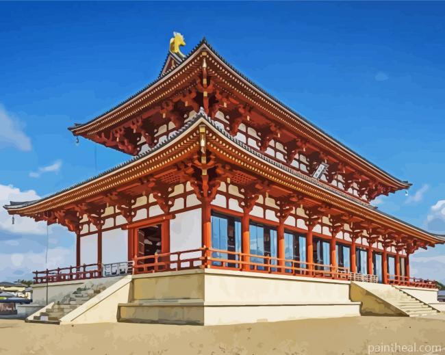 Aesthetic Heijō Palace Painting By Numbers Kits