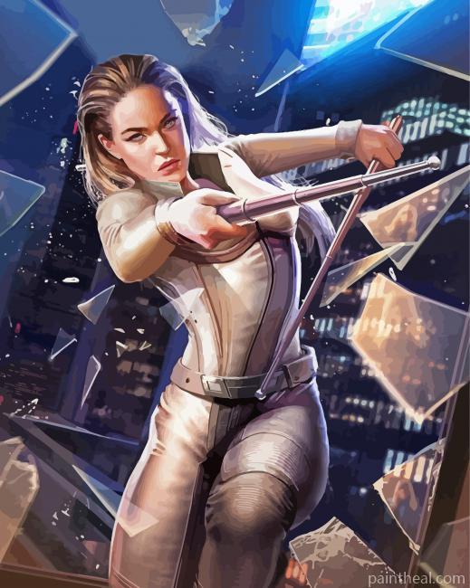 White Canary Painting By Numbers Kits