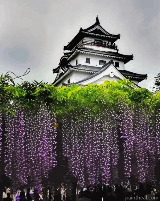 Fukuoka Castle Painting By Numbers Kits