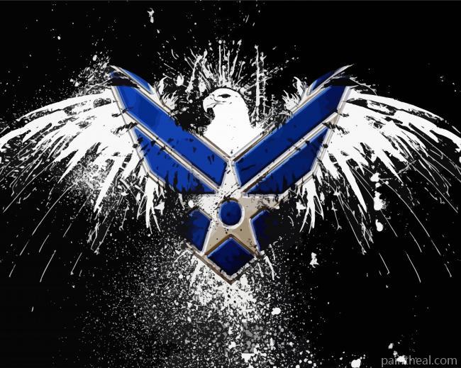 Airforce Symbol Painting By Numbers Kits