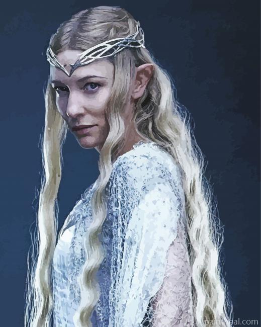 Aesthetic Galadriel Painting By Numbers Kits