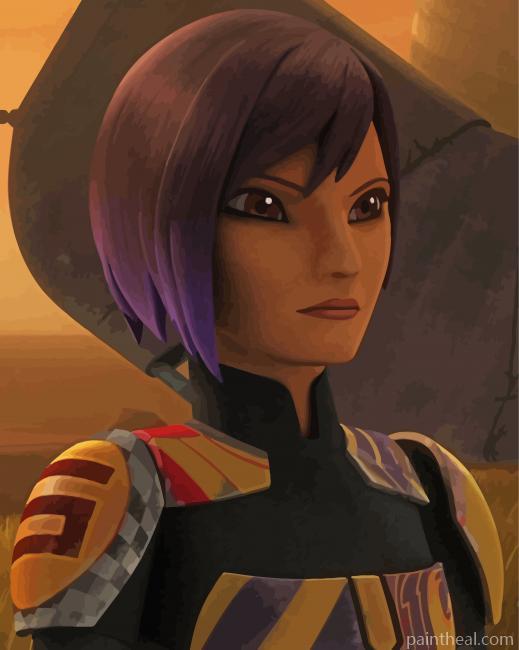 Aesthetic Sabine Wren Painting By Numbers Kits