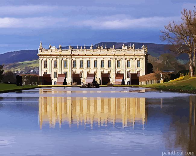 Derbyshire Chatsworth House Painting By Numbers Kits