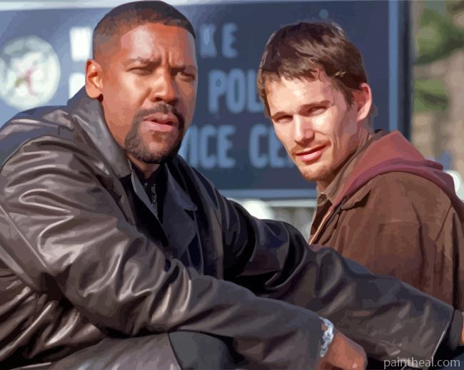 Denzel Washington And Ethan Painting By Numbers Kits