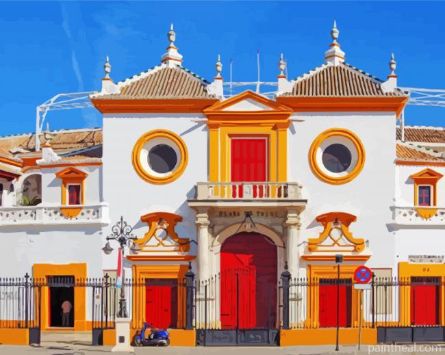 Plaza De Toros De La Maestranza Painting By Numbers Kits