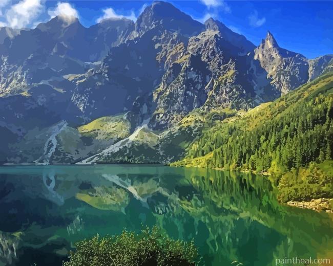 Tatras Mountains Painting By Numbers Kits